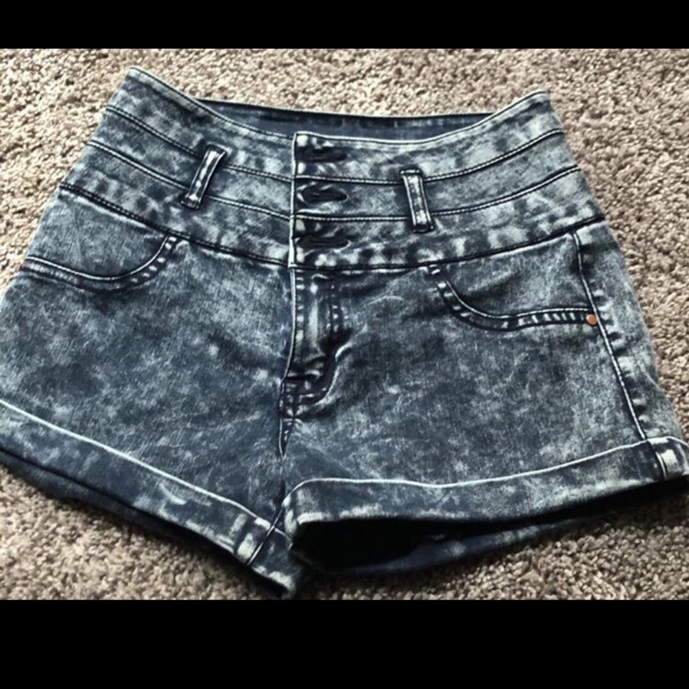 High waisted shorts